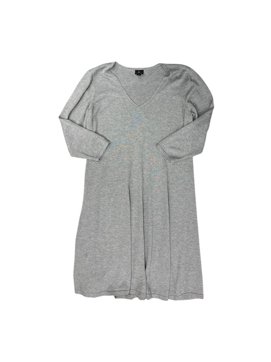 Dress Casual Midi By Worthington In Grey, Size: Xl