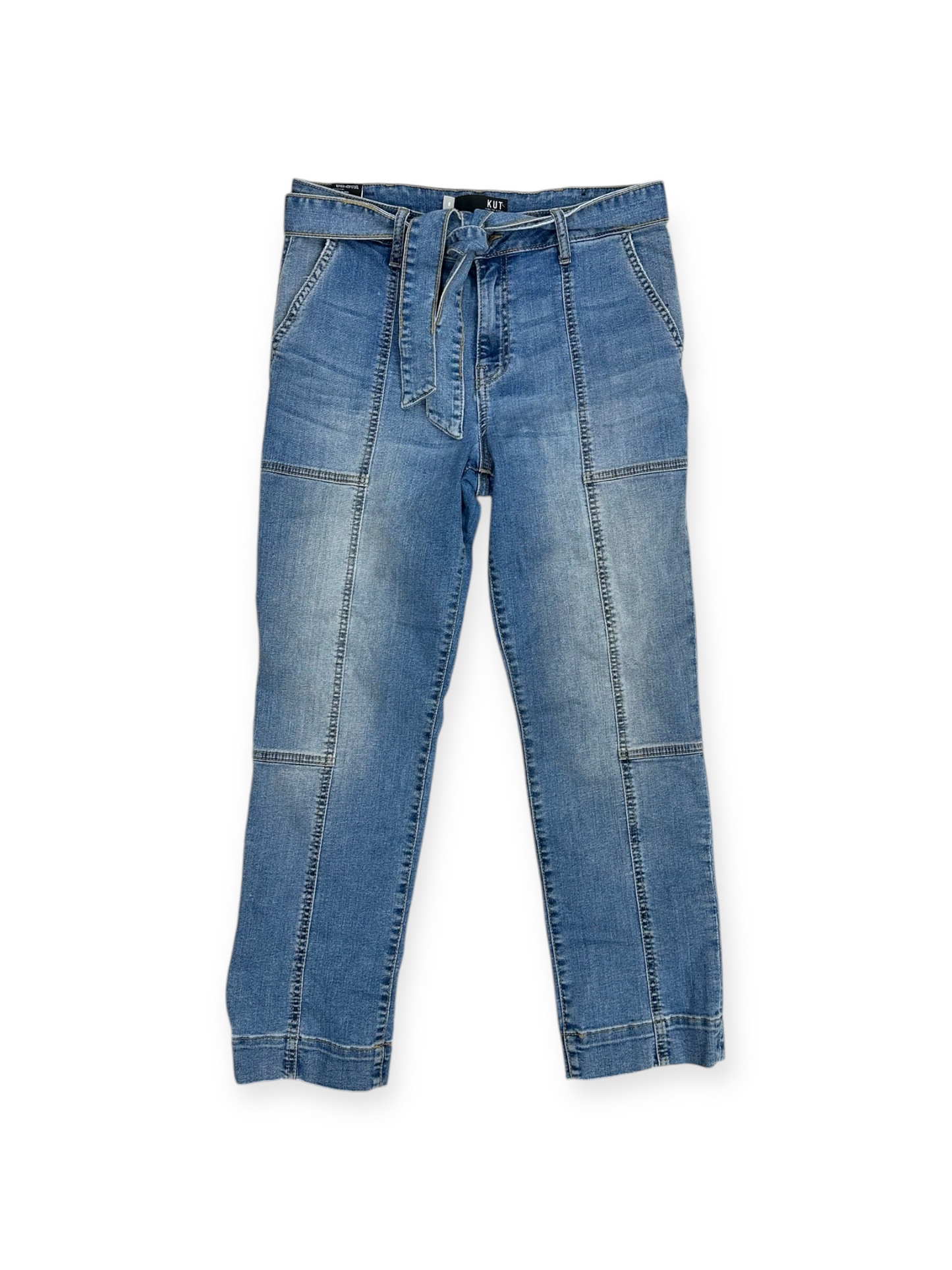 Jeans Straight By Kut In Blue Denim, Size: 8