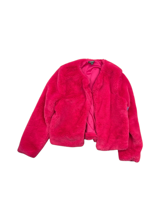 Jacket Faux Fur & Sherpa By Wild Fable In Pink, Size: L