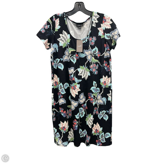 Dress Casual Short By J. Jill In Floral Print, Size: Xs