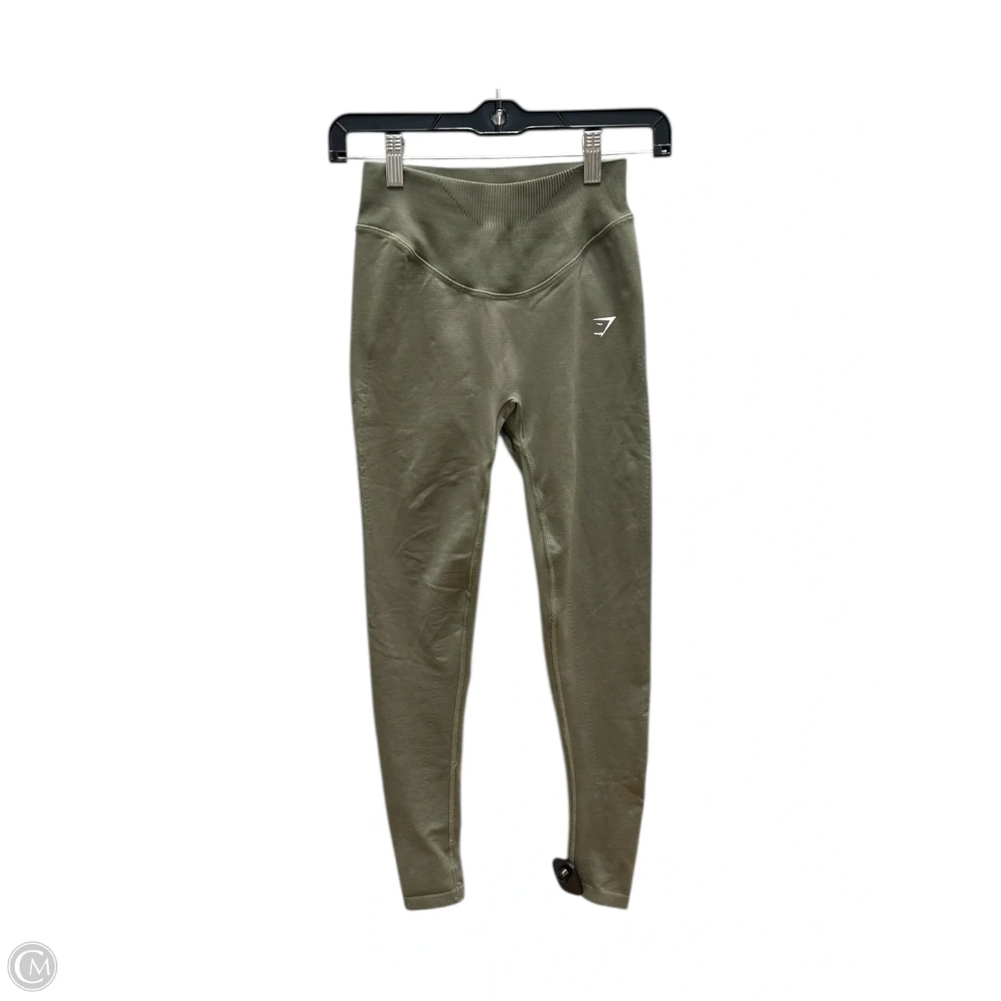 Athletic Leggings By Gym Shark In Green, Size: Xs