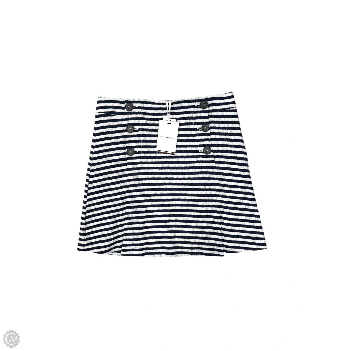 Skirt Mini & Short By Tommy Hilfiger In Striped Pattern, Size: 4