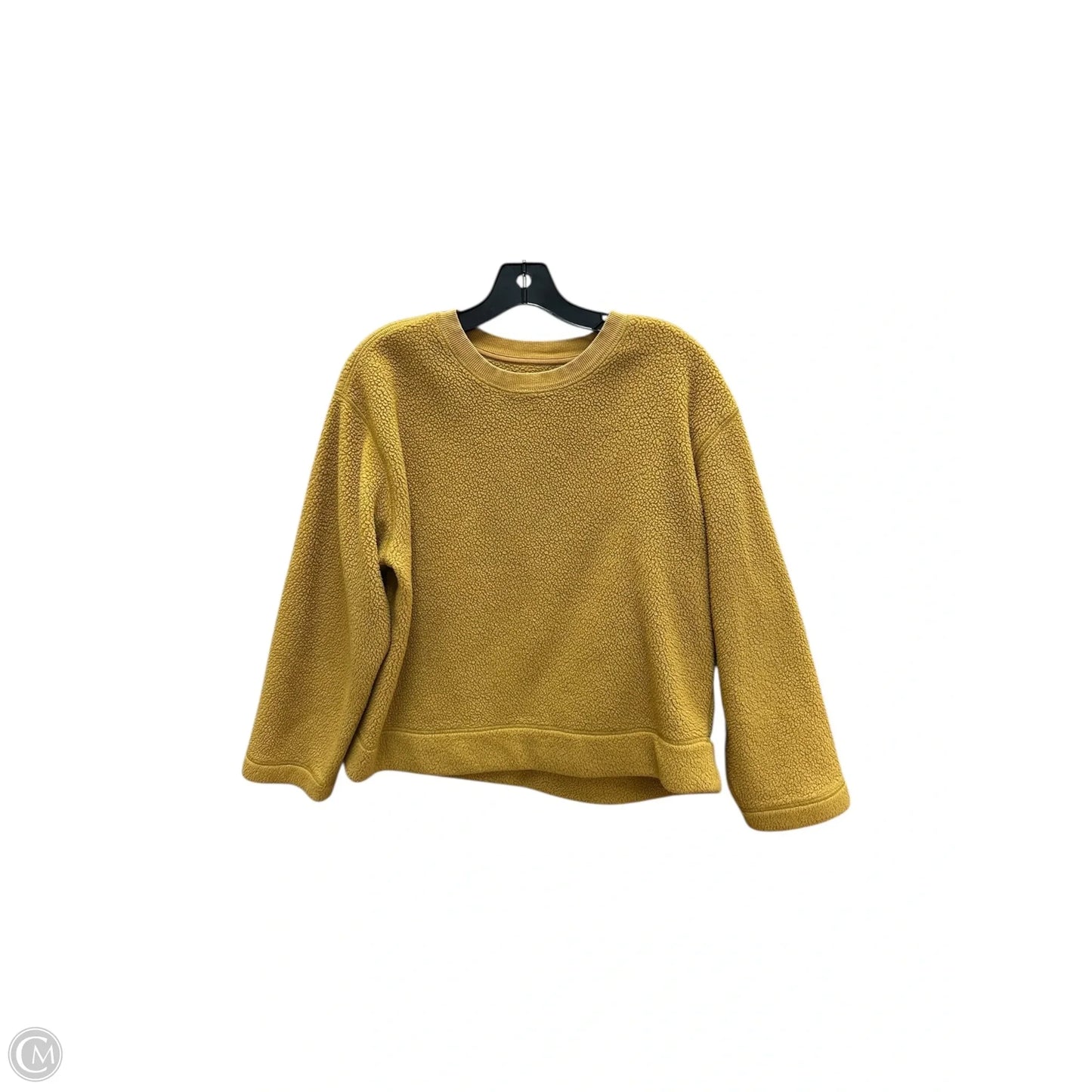 Sweatshirt Crewneck By Everlane In Yellow, Size: L