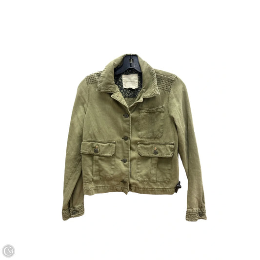 Jacket Denim By Anthropologie In Green, Size: S