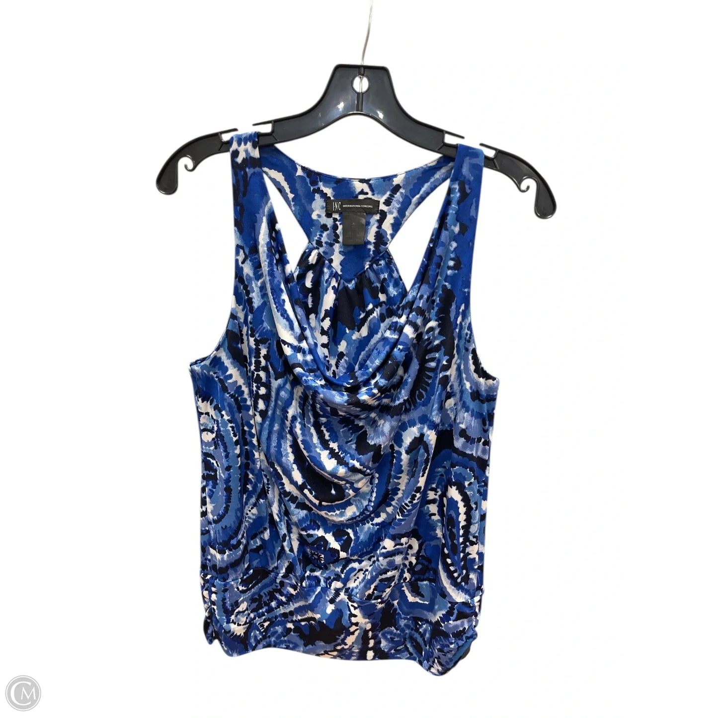 Top Sleeveless By Inc In Blue, Size: M