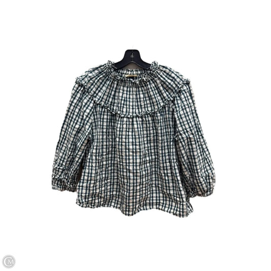 Top Long Sleeve By Universal Thread In Teal, Size: Xl