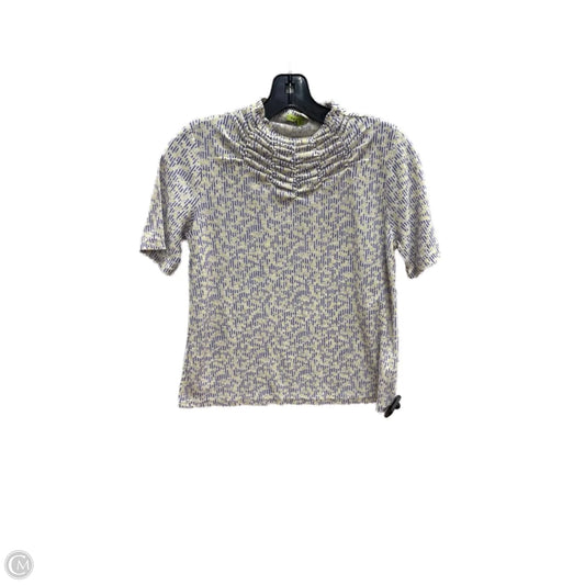 Top Short Sleeve By Clothes Mentor In Purple & Yellow, Size: Sp