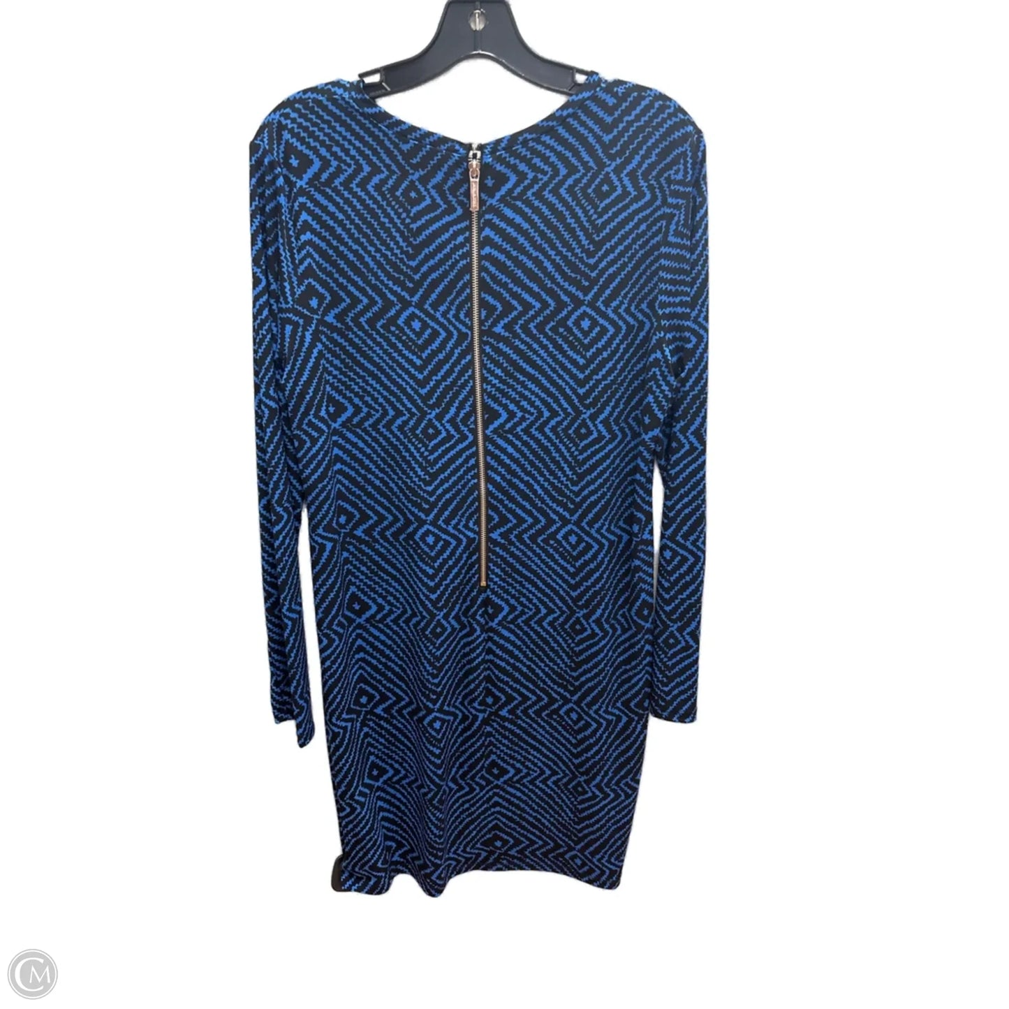 Dress Casual Short By Michael By Michael Kors In Black & Blue, Size: L