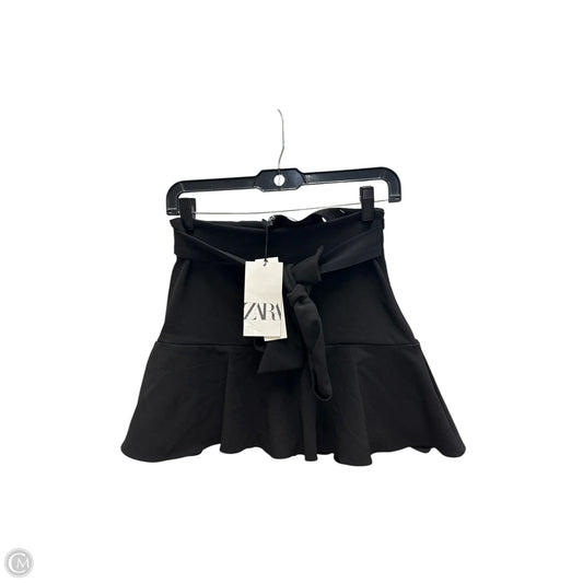 Skort By Zara In Black, Size: S