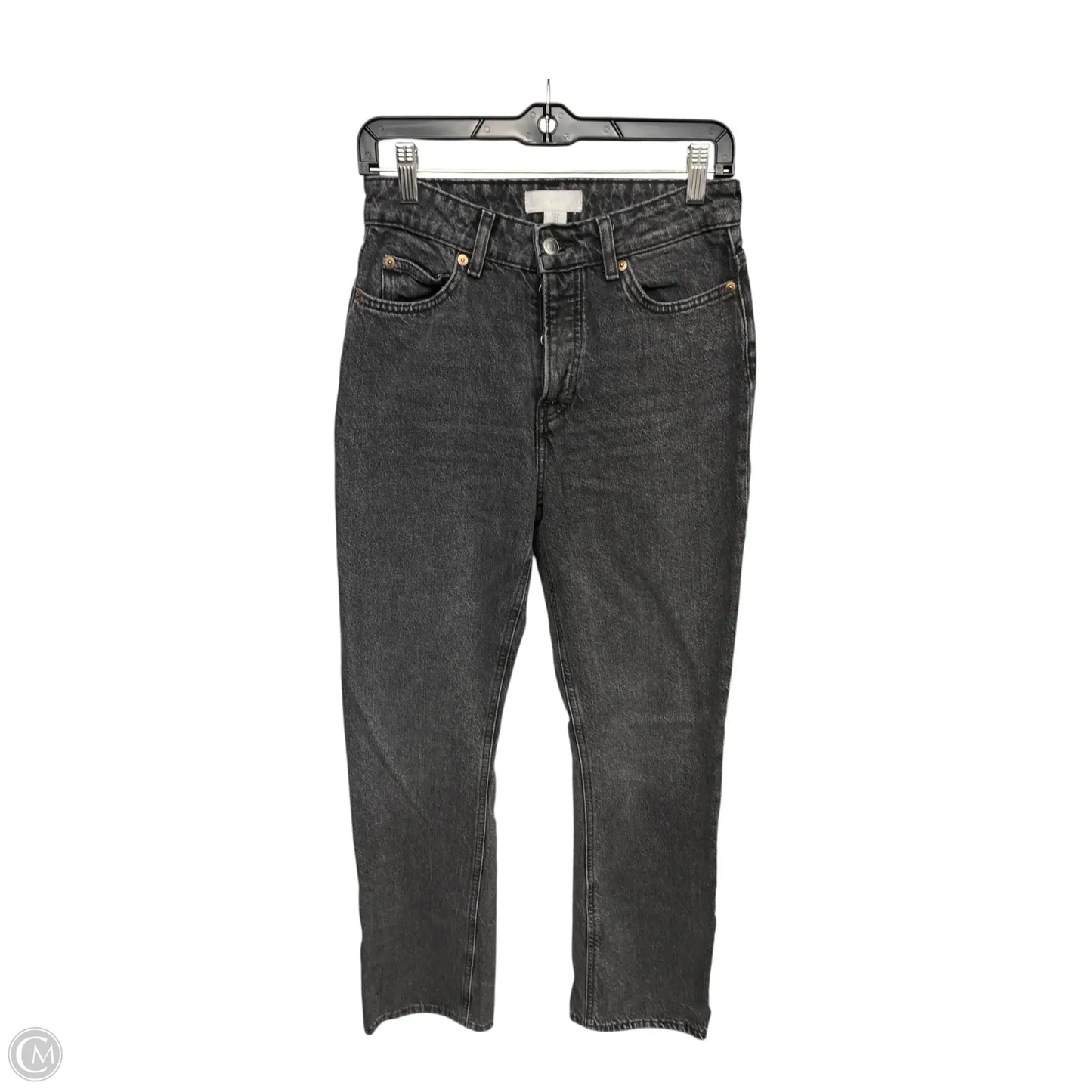 Jeans Straight By H&m In Grey, Size: 4