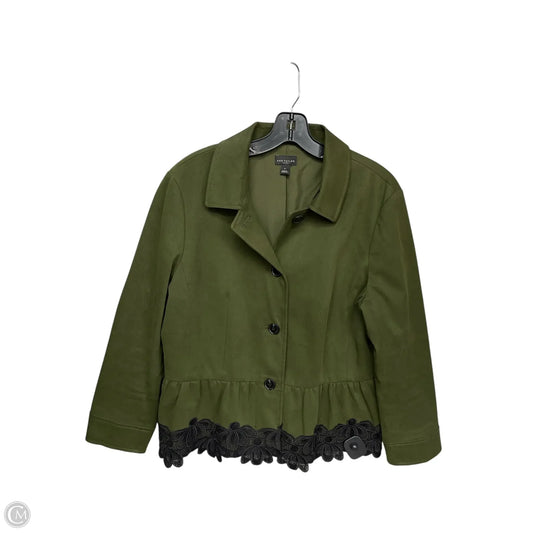 Jacket Other By Ann Taylor In Green, Size: 14