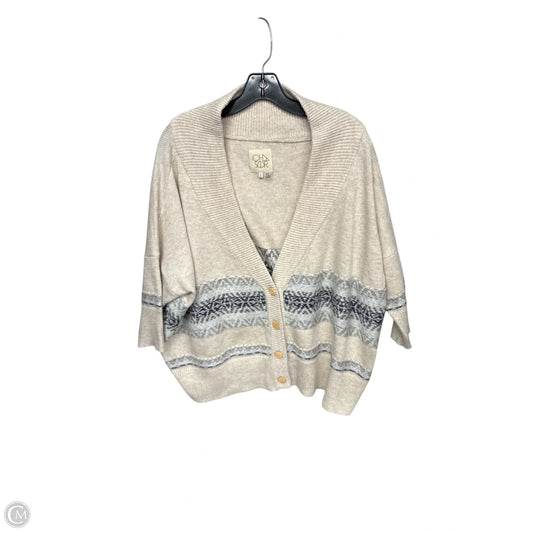 Cardigan By Chaser In Tan, Size: L