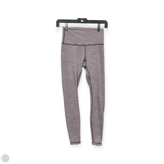 Athletic Leggings By Lululemon In Mauve, Size: 4