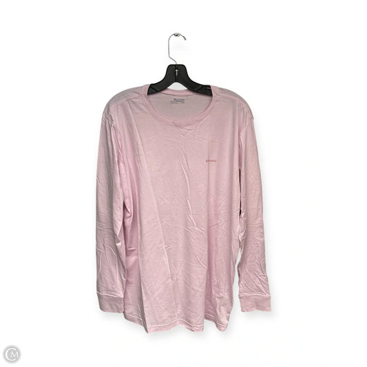 Athletic Top Long Sleeve Crewneck By Columbia In Pink, Size: Xl