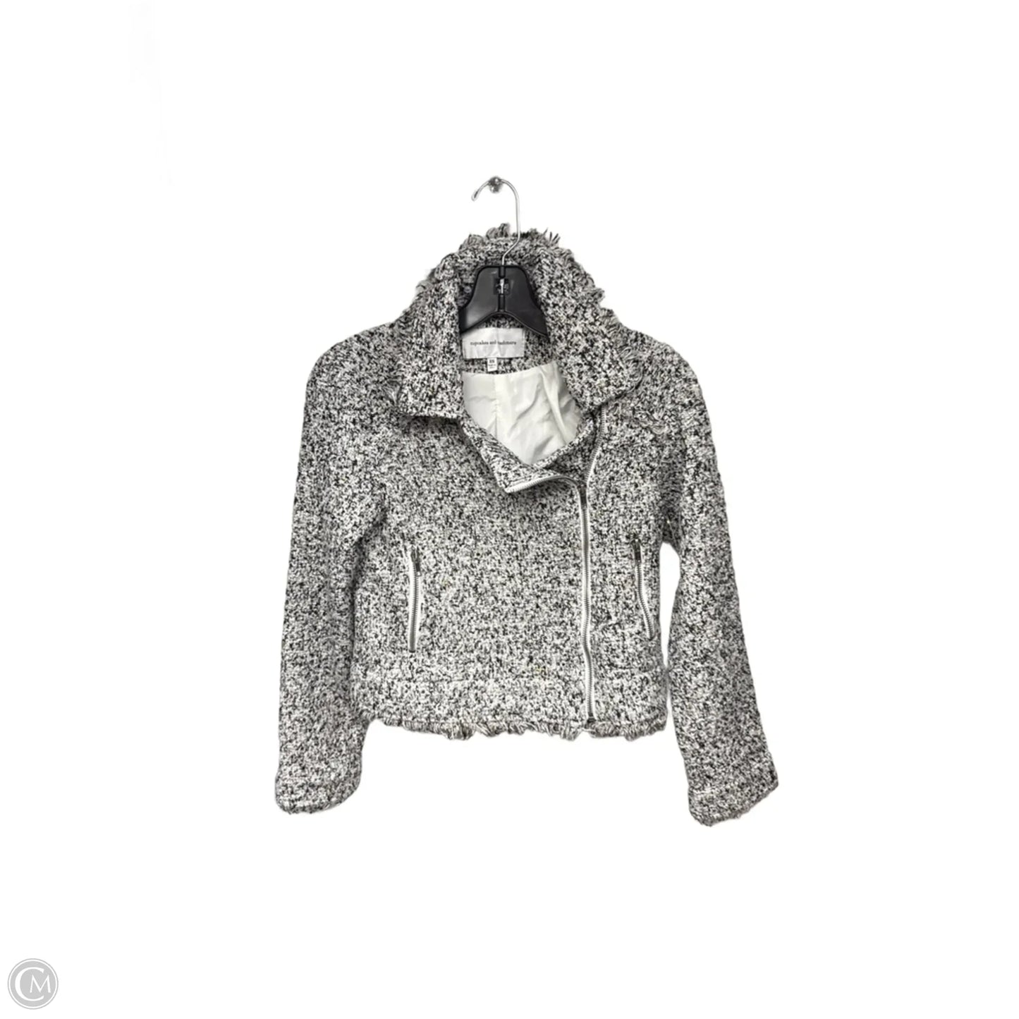 Jacket Other By Cupcakes And Cashmere In Black & White, Size: Xs