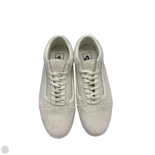 Shoes Sneakers By Vans In Cream, Size: 9