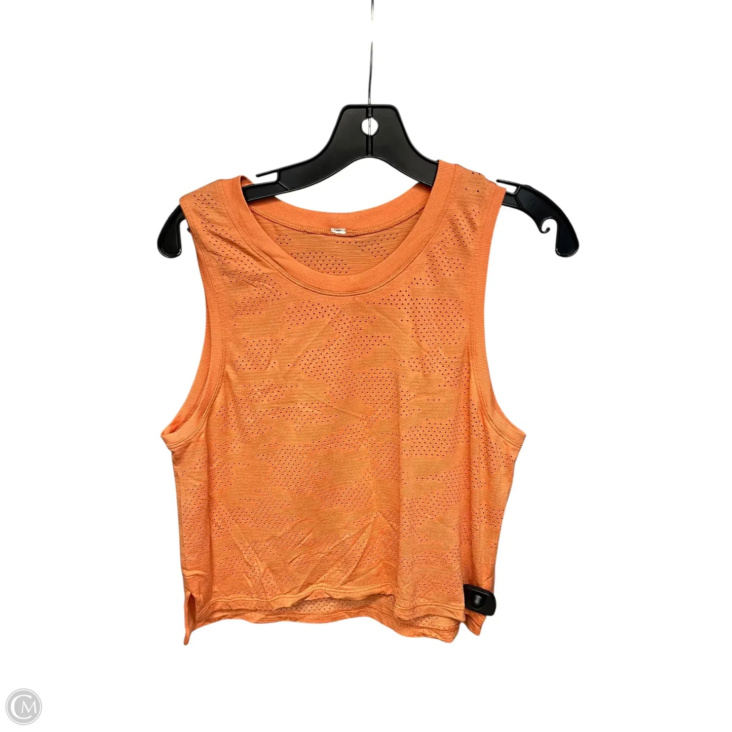 Athletic Tank Top By Lululemon In Orange, Size: M