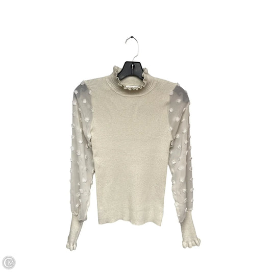 Top Long Sleeve By Callahan In Beige, Size: Xs