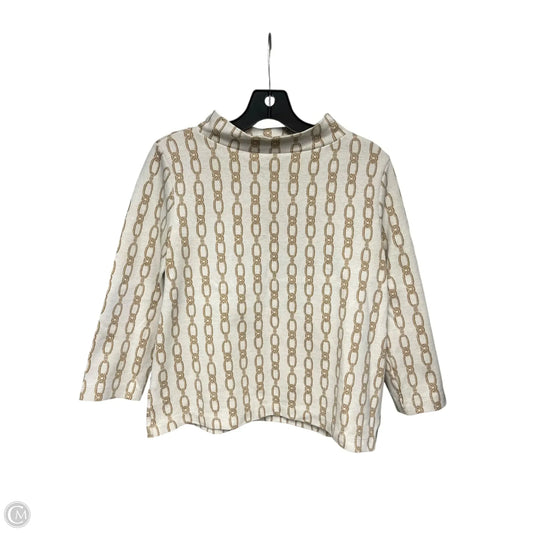 Top 3/4 Sleeve By Ann Taylor In Beige, Size: Sp