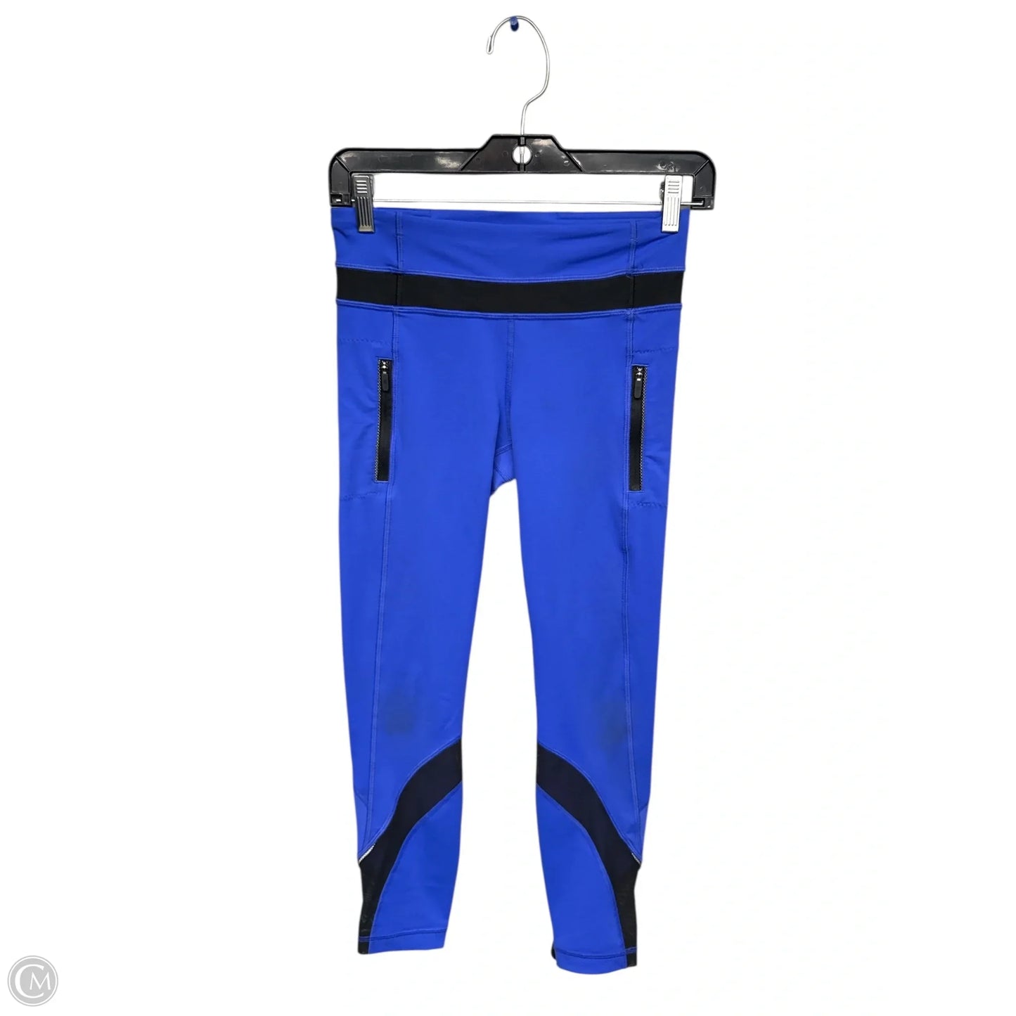 Athletic Leggings By Lululemon In Blue, Size: 4