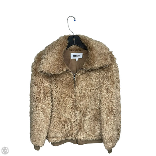 Jacket Faux Fur & Sherpa By Bb Dakota In Tan, Size: S
