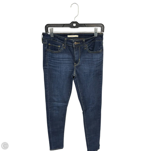 Jeans Skinny By Levis In Blue Denim, Size: 6