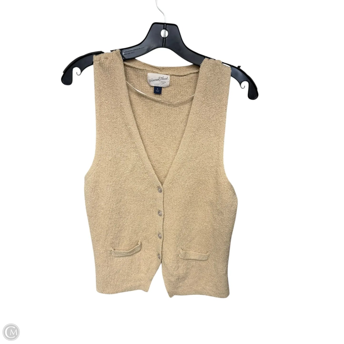 Top Sleeveless By Universal Thread In Tan, Size: Xl