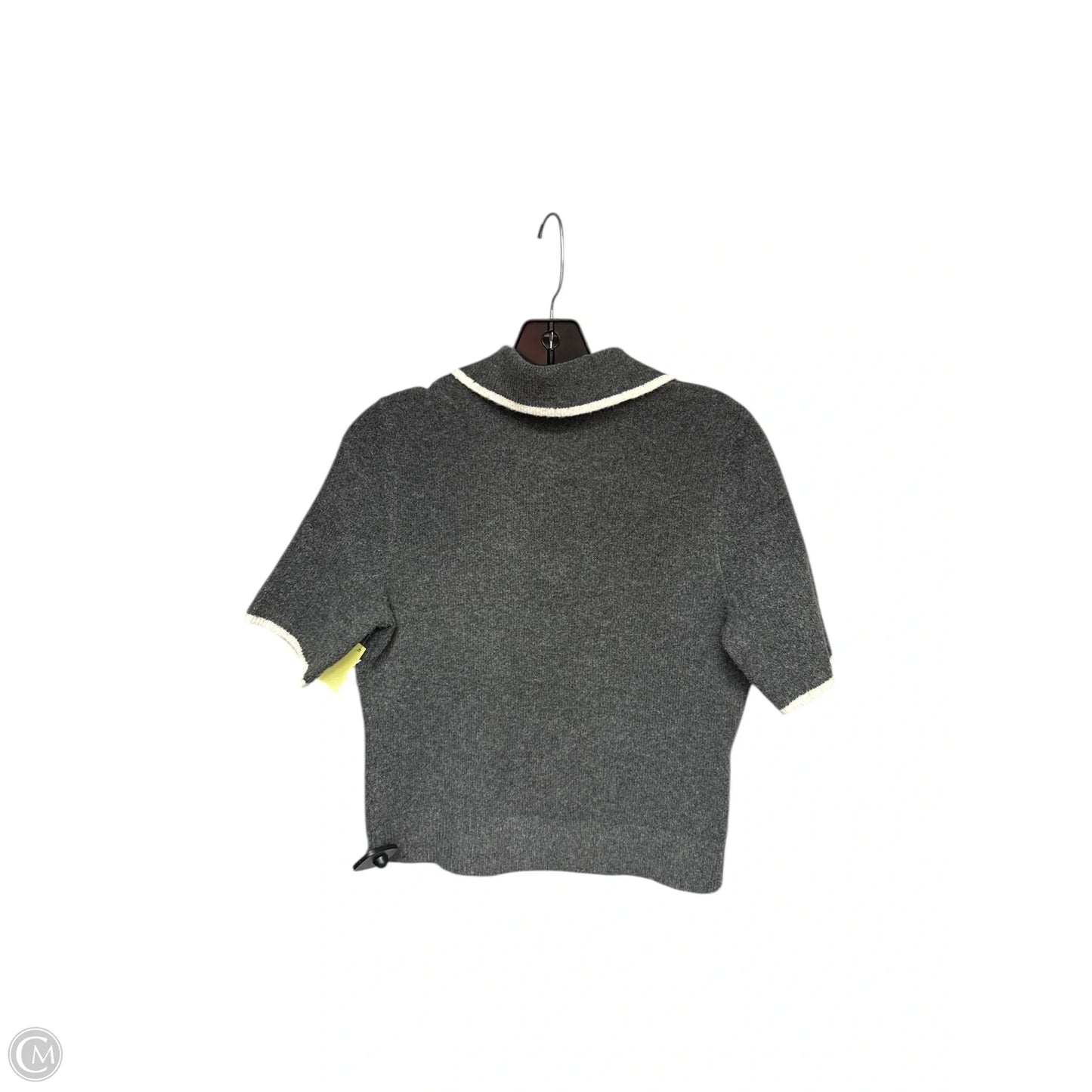 Top Short Sleeve By Abercrombie And Fitch In Grey, Size: S