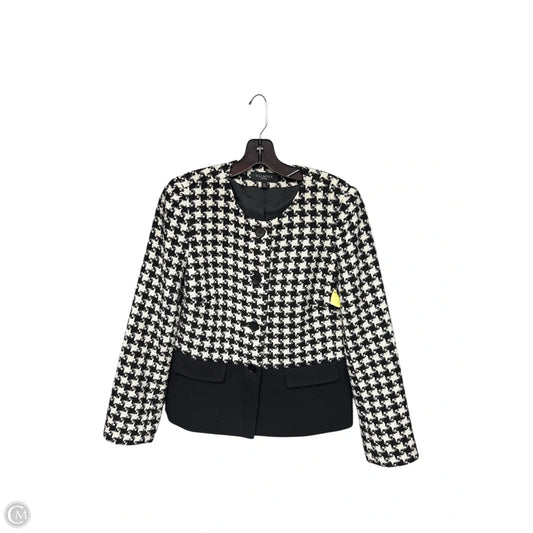 Jacket Other By Talbots In Black & Cream, Size: 10p