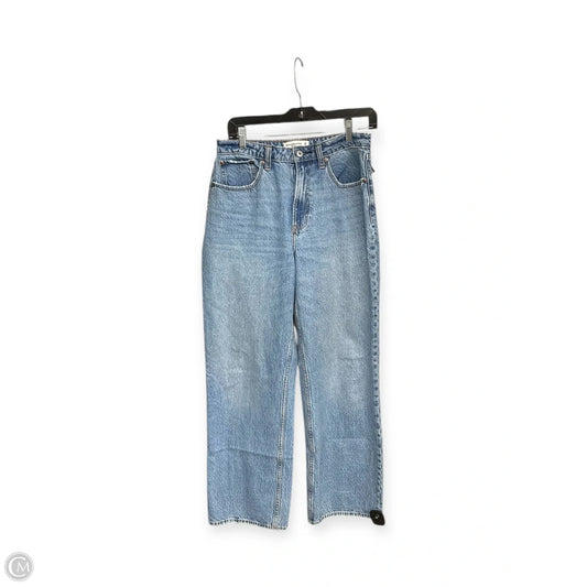 Jeans Straight By Abercrombie And Fitch In Blue Denim, Size: 6