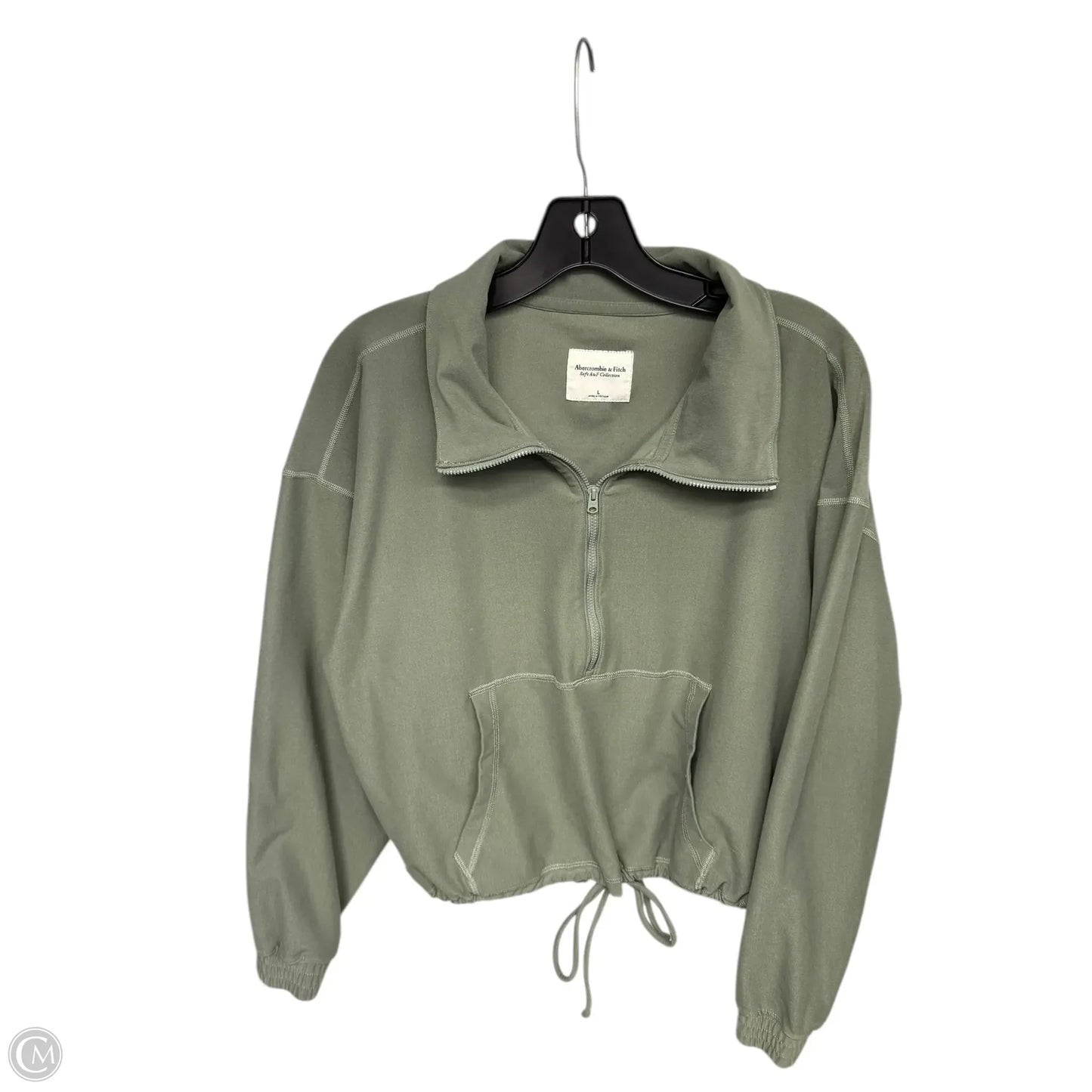 Sweater By Abercrombie And Fitch In Green, Size: L