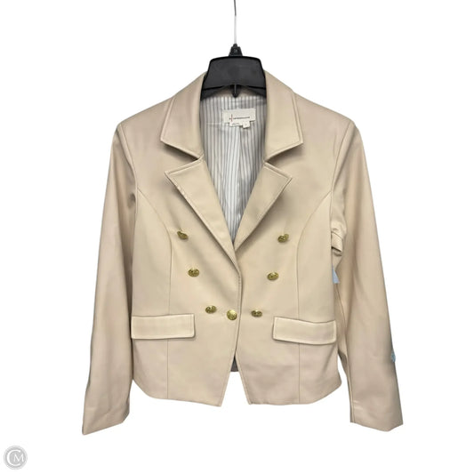 Blazer By Anthropologie In Cream, Size: L