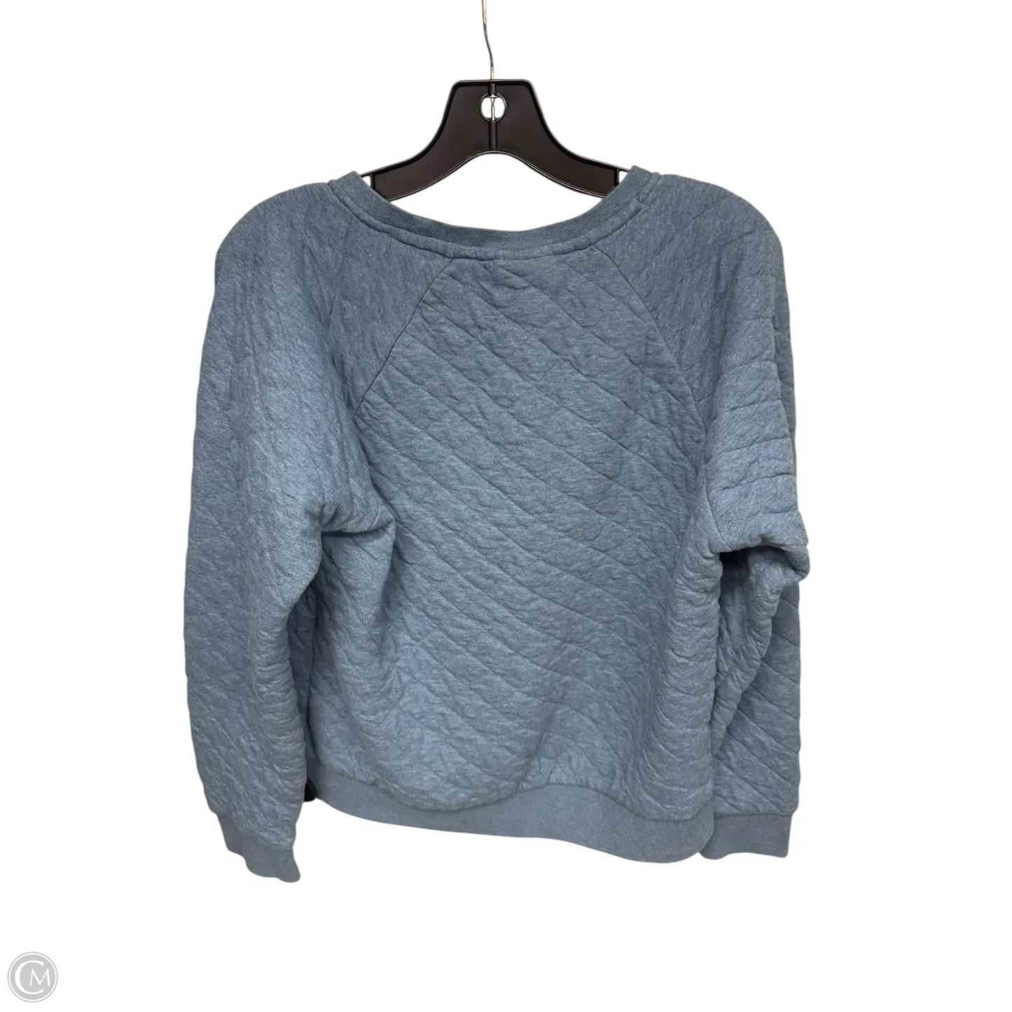 Athletic Sweatshirt Crewneck By Patagonia In Blue, Size: M