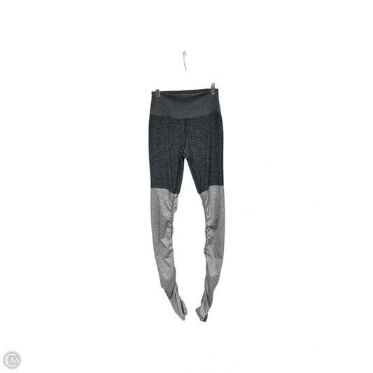 Athletic Leggings By Alo In Black & Grey, Size: Xs