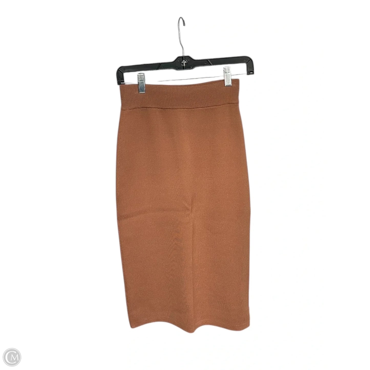 Skirt Midi By Clothes Mentor In Brown, Size: Xs