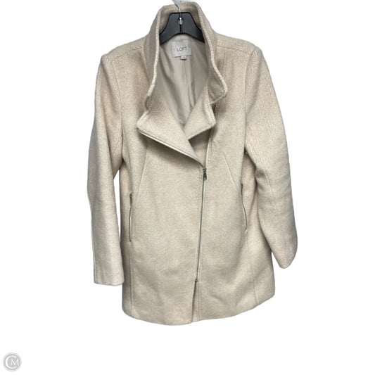 Jacket Other By Loft In Tan & White, Size: Xs