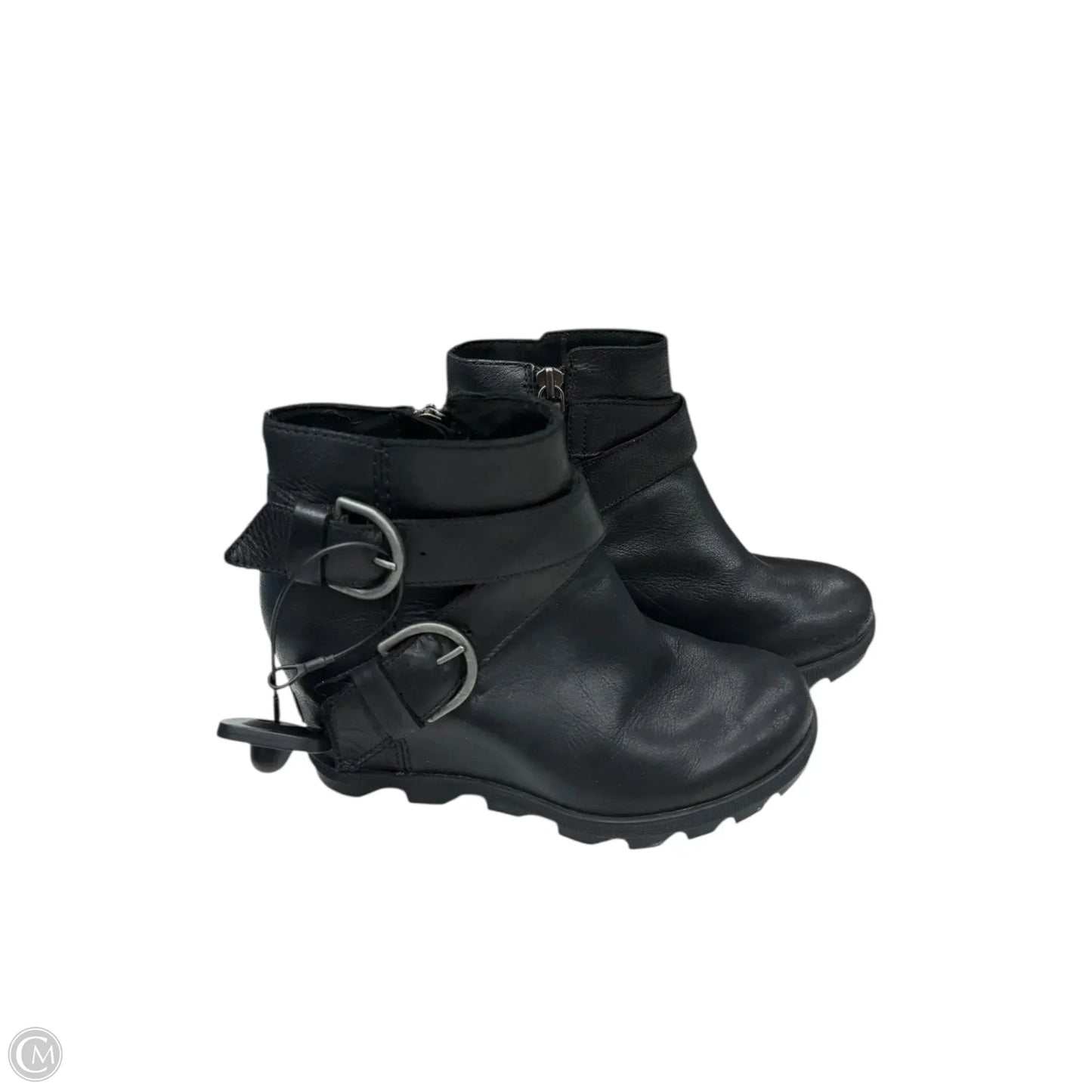 Boots Ankle Heels By Sorel In Black, Size: 6