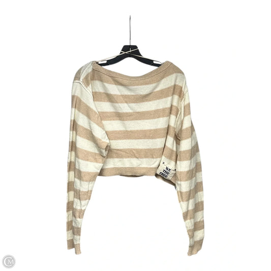 Sweater By We The Free In Striped Pattern, Size: M