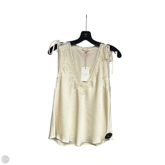 Top Sleeveless By Skies Are Blue In Cream, Size: M