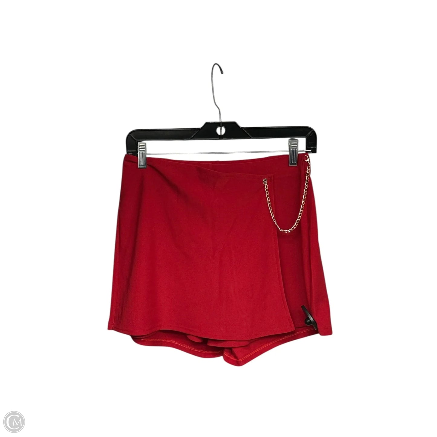 Skort By Clothes Mentor In Red, Size: L