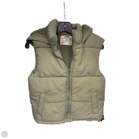 Vest Puffer & Quilted By Ci Sono In Green, Size: M