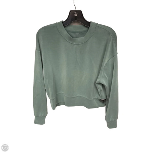 Athletic Sweatshirt Crewneck By Lululemon In Green, Size: 4