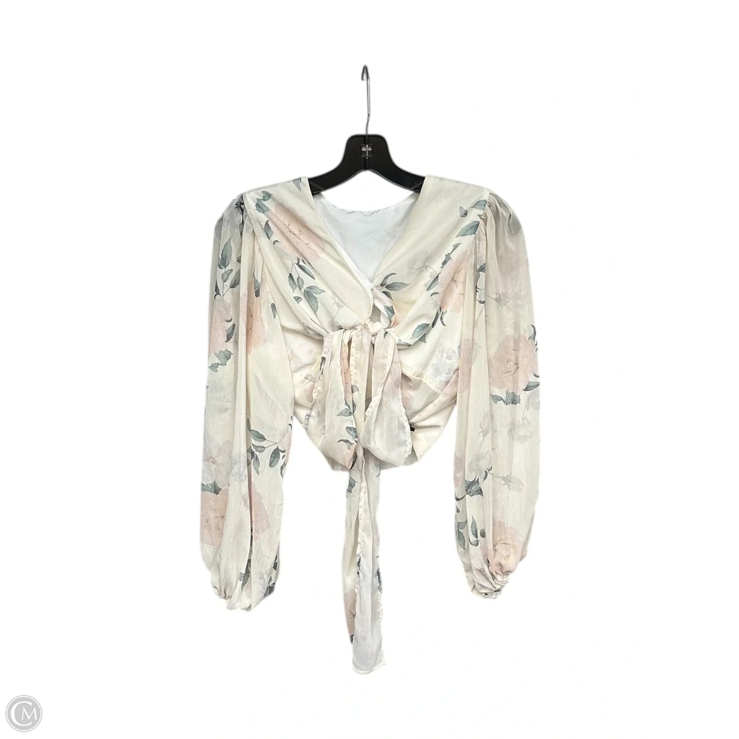 Top Long Sleeve By Dazy In Floral Print, Size: S