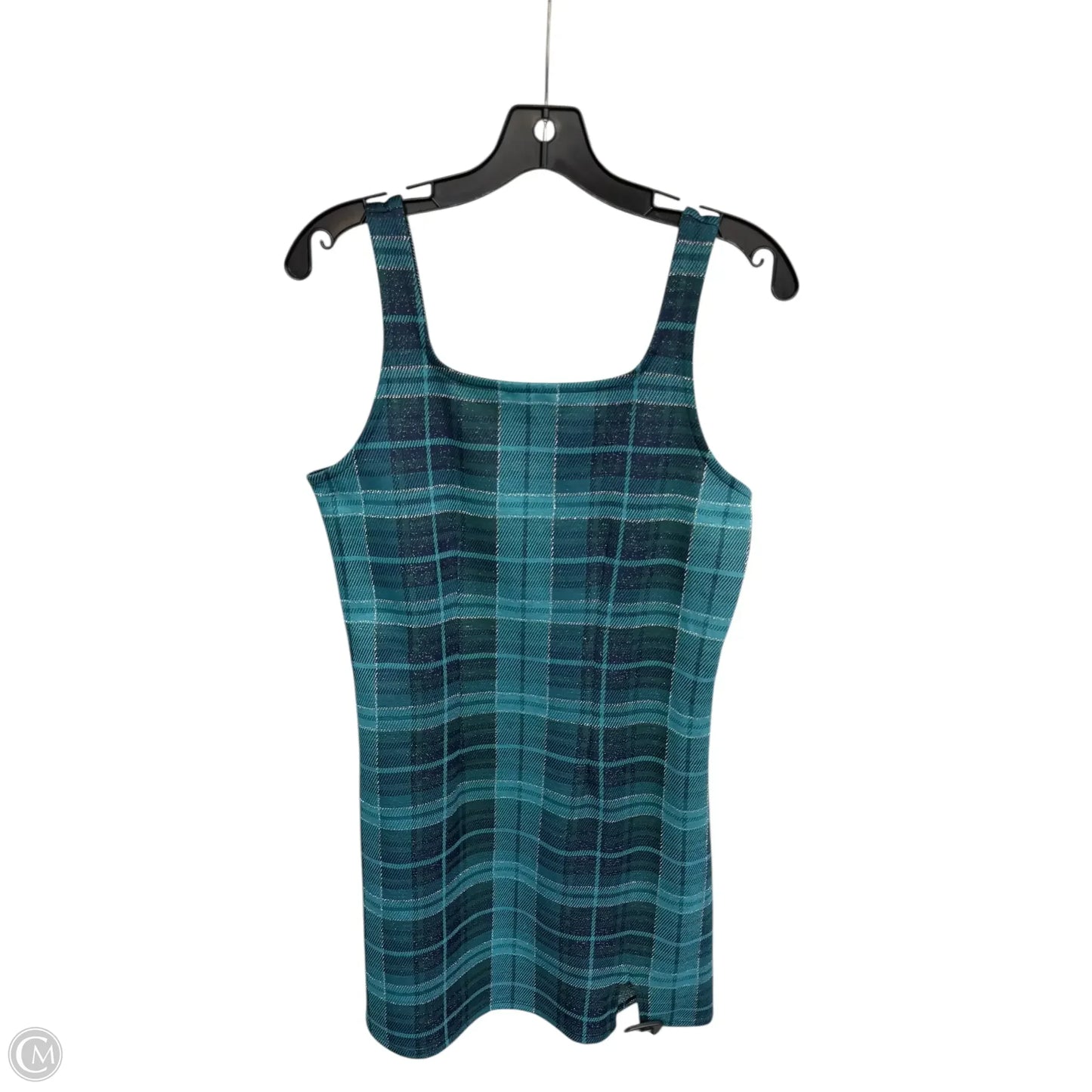 Dress Casual Short By So In Teal Print, Size: Xl