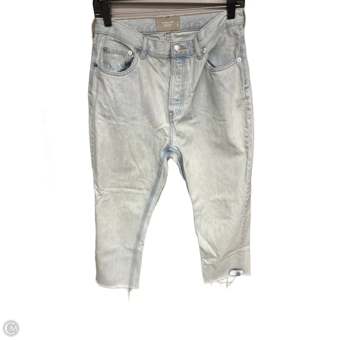 Jeans Straight By Everlane In Blue Denim, Size: 8