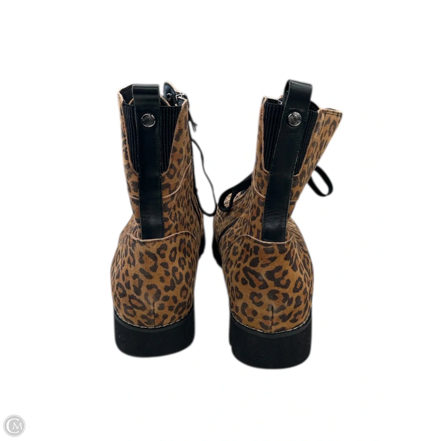 Boots Ankle Flats By Donald Pliner In Animal Print, Size: 11