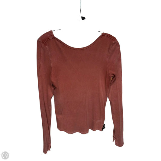 Top Long Sleeve Basic By We The Free In Orange, Size: L