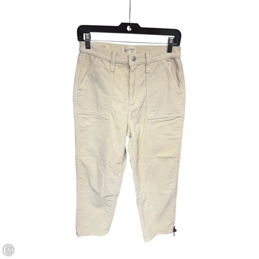 Pants Corduroy By Universal Thread In Cream, Size: 6