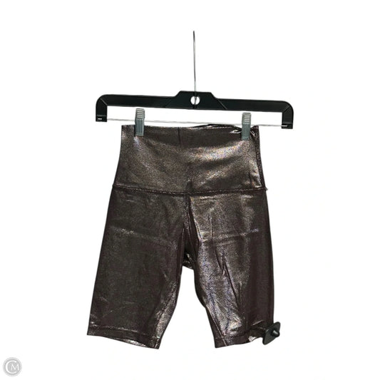 Athletic Shorts By Lululemon In Brown, Size: 2
