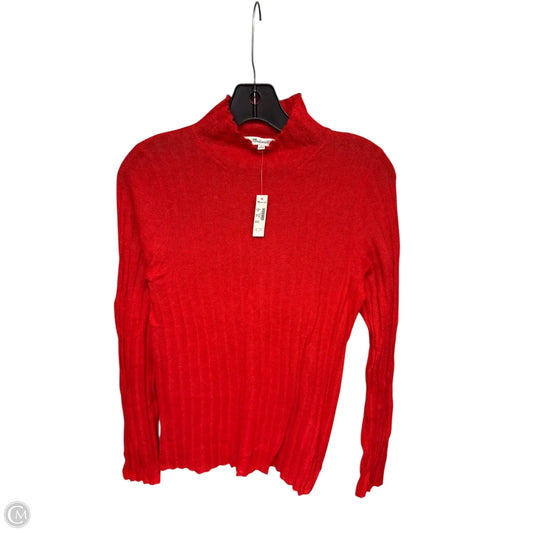 Top Long Sleeve By Madewell In Red, Size: M